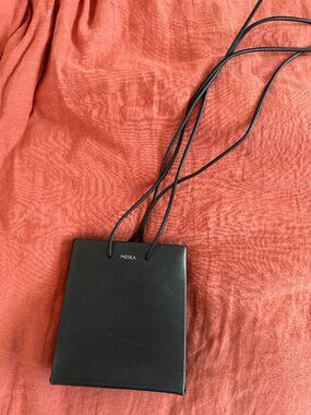 Medea Black Long Strap Short Bag